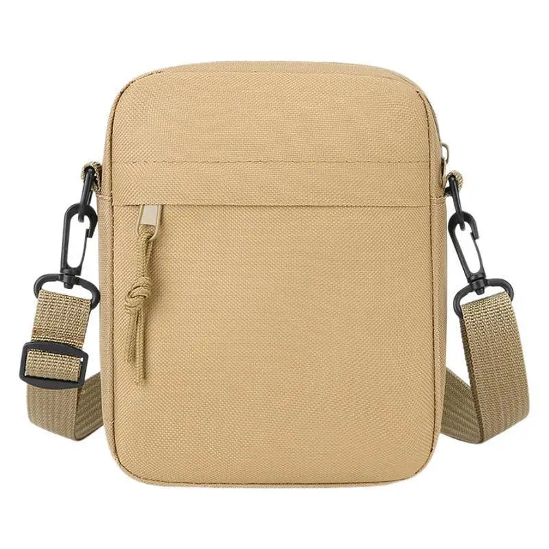 Men's Casual Trend Small Backpack Mini Chest Bag with Light Hanging Feature Simple Shoulder Messenger Bag for Boys