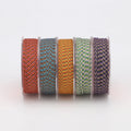 1.2mm Jewelry Cord Braided Lanyard Polyester Thread Jewelry Accessories Bracelet Necklace Material Golden Colors