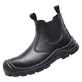 Newstyle GENUINE LEATHER Chelsea Work Casual Safety Men PU Outsole Low Cut Woman Sneaker Working Shoes