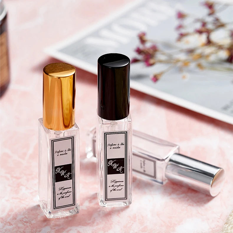 Hot Selling Recommended Perfume Dispenser Bottle Portable 10 Ml High-Grade Spray Sample Senior Glass Bottle Square Bottle