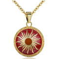 Vintage Flower Pregnancy Music Wishing Bola Pendant Chime Ball Necklace for Mom