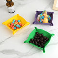 Portable Folding Storage Tray Collapsible Silicone Board Game Bits Bowls
