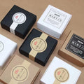 Custom Paper Gift Box Window Eco Friendly Cardboard Kraft Paper Soap Packaging Box for Soaps Packing