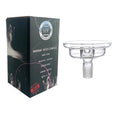 Modern High Borosilicate Glass Shisha Bowl Hookah Head 14MM Dia Metal Charcoal Holder 18.8MM Dia Joint Eco-Friendly Smoking MegaBDM