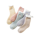 WUYANG FACTORY HOT SALE Thickened Warm Napping Stockings for Women Embroidered Loose Neck Socks Warm Indoor Socks