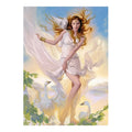 Ever Moment Diamond Art Paintings 50*70 Goddess Female Warrior Divinity Modular Pictures Beadwork Handicrafts Home Decor 4Y2105