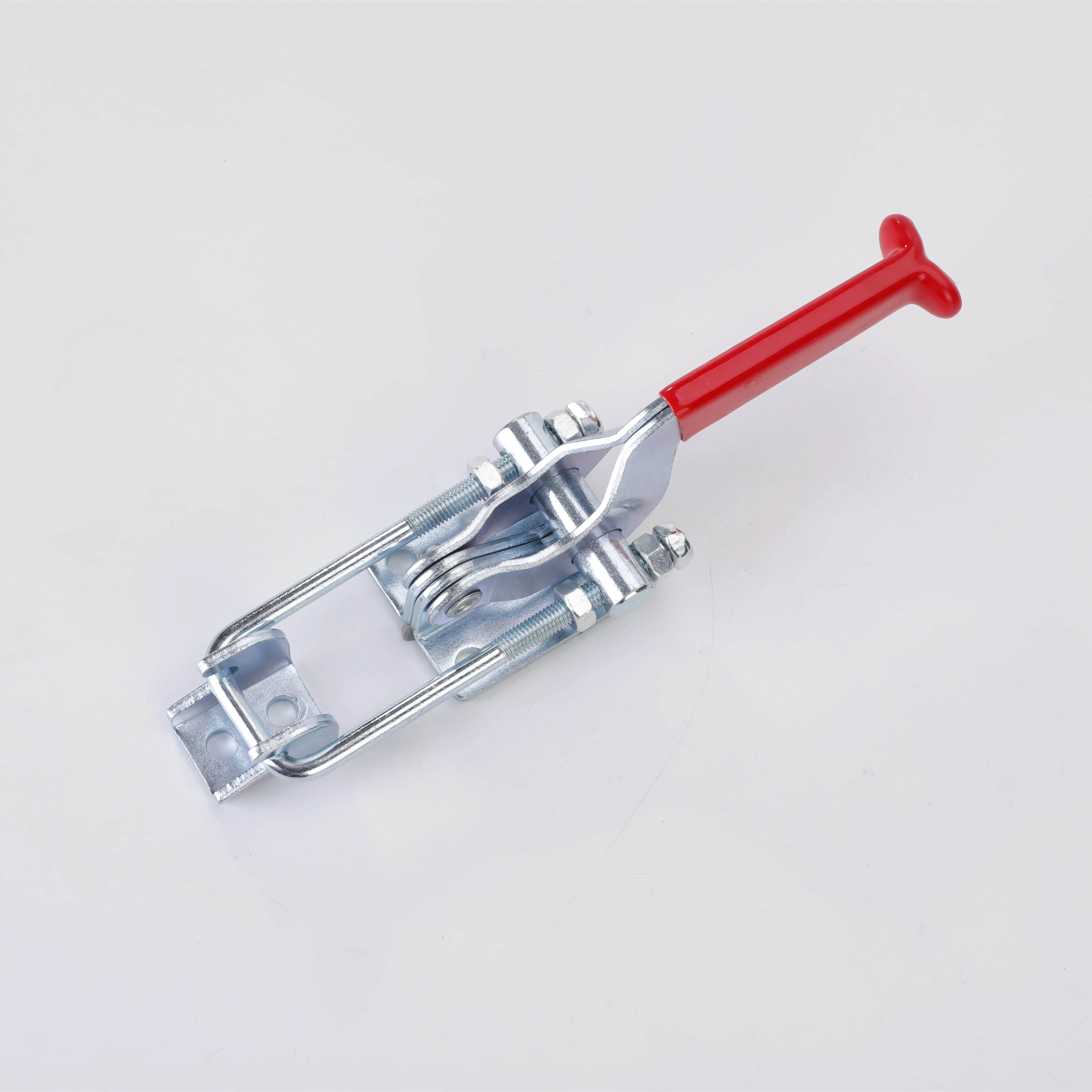 647g Self-Locking Hand Tool Horizontal Quick Release Clamp GH-40341S Antislip Red Toggle Steel Metal Material Inch