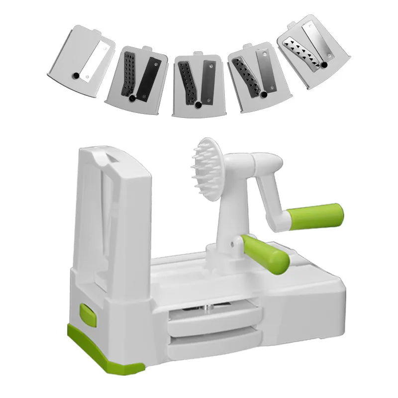 Multifunctional Adjustable Thickness Vegetable Spiral Slicer Kitchen Tool Cooking Veget Spiralizer
