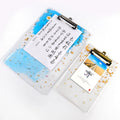 DIY File Folder Clip Rectangular Silicone Mold for Epoxy Resin UV Craft Handmade Tools Accessories Notebook Mold