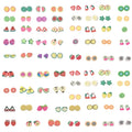 New Arrive 500g Fruit Slices Polymer Clay Nail Art Sticker Soft Animal Flower Fruit Nail Decoration Slime Diy Supplies