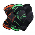 Custom High Elastic Anti-Slip 3D Compression Nylon Knee Sleeves Fitness Basketball Powerlifting Protection Bandage Weight