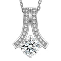 OAHLAN Necklace in Sterling Silver Horoscope Necklace Women 1ct Moissanite Diamond Lucky Pendant Necklace Jewelry Wholesale