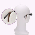 Silicone Anti-Slip Round Ear Grip Hooks Protectors Eyeglass End Tips Eyeglass Replacement Temples Unisex Adult