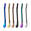 Best Wholesale Argentina Style Products Stainless Steel Yerba Mate Filter Straws Spoon Customized with Metal Color