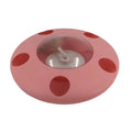 2023 New Smart Plastic UFO Cat Toy USB Charging Automatic Electric Teaser Toy with Feather