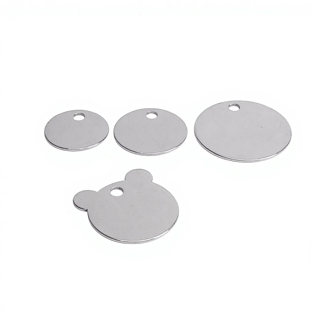 Wholesale Newly Multi-shape Pet Tag Aluminum or Stainless Steel Double Sided Blank White Sublimation Dog Tags
