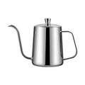 Custom logo 350/ 600ml Black Vintage Stainless Steel Gooseneck Kettle Maker Drip Tea & Water Pour Over Coffee Pot with Lid