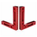 Industrial OEM L-Shaped Right Angle 90Degree Woodworking Positioning Clamping Auxiliary Jig Machinist Square MM Inch Scale