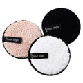 New Reusable Microfiber Spa Facial Pads Custom Cleansing Pads Organic Eco-friendly Washable Facial Cotton Makeup Remover Pads
