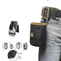 Tool Bag for Carpenter Nail Screw Storage Bag with Buckle Quick Hanging Can Tighten Electrician Cylinder