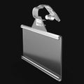 Wire Basket Labels Clip Holder Grocery Store Display Signs Plastic Display Signs Holder Price Tag for Wire Shelf