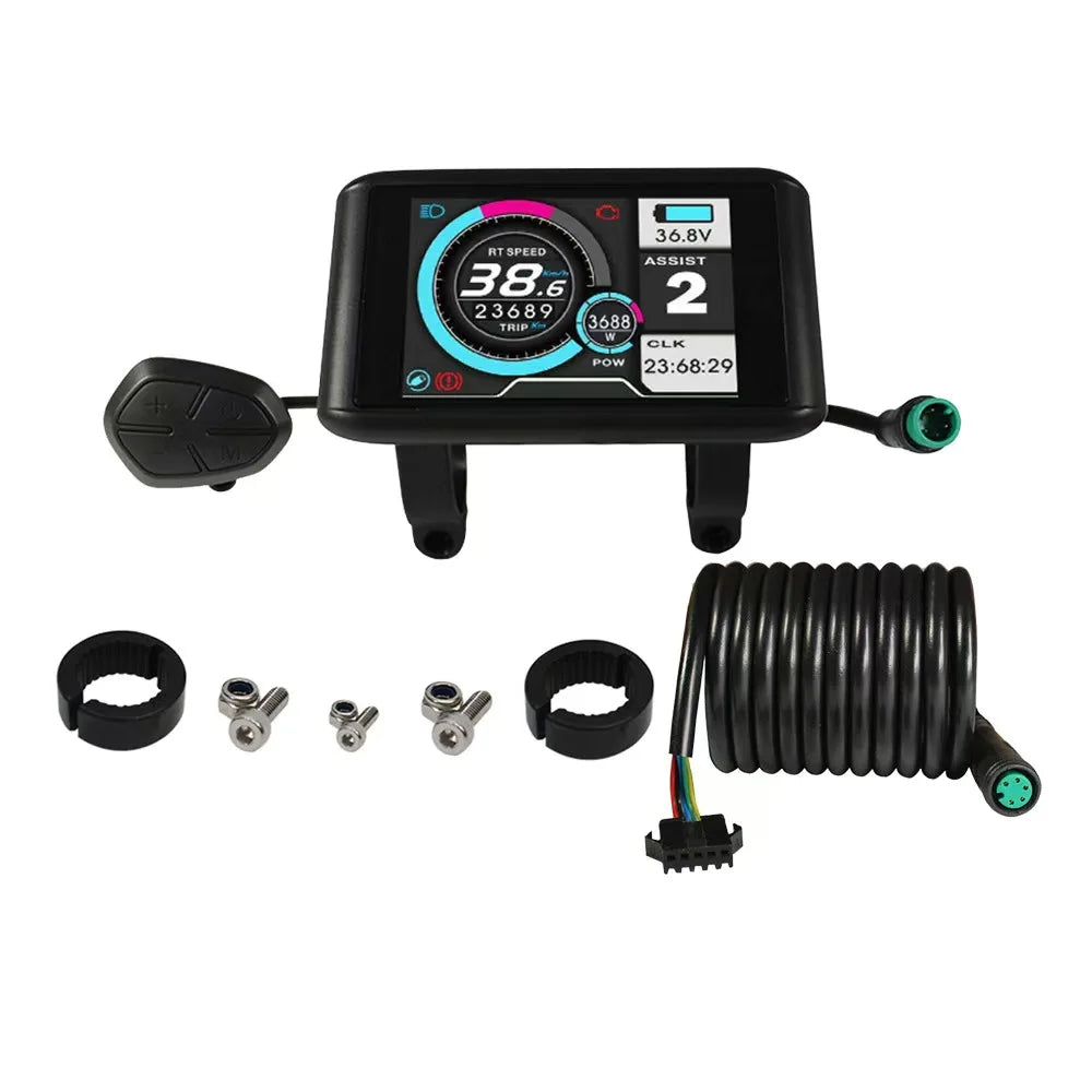 Ukc1 Electric Bike Color Display 36v 48v 60v 72v Omd2 Ebike Lcd Display Electric Bicycle Ebike Parts Ukc1 Color Display