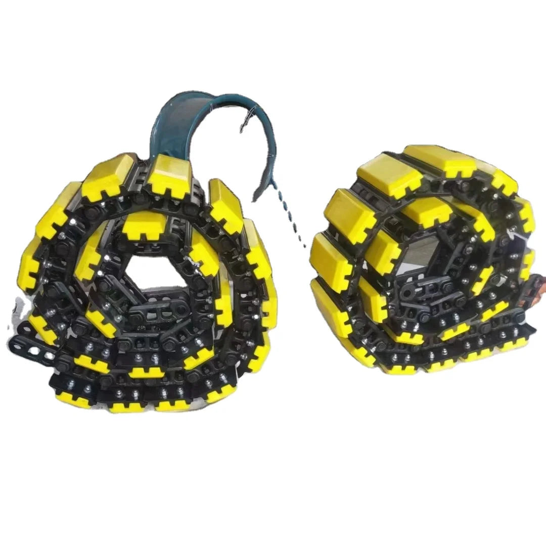 Mini Excavator Digger Rubber Track Pads Clip on for Mini Digging Earth Moving Machine
