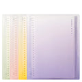 Deli NS320 Loose-leaf Notebook PP Cover Business Office Notepad B5 40sheets Meeting Record Book 48pcs Per Carton Set for Gifts