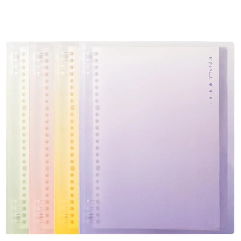Deli NS320 Loose-leaf Notebook PP Cover Business Office Notepad B5 40sheets Meeting Record Book 48pcs Per Carton Set for Gifts