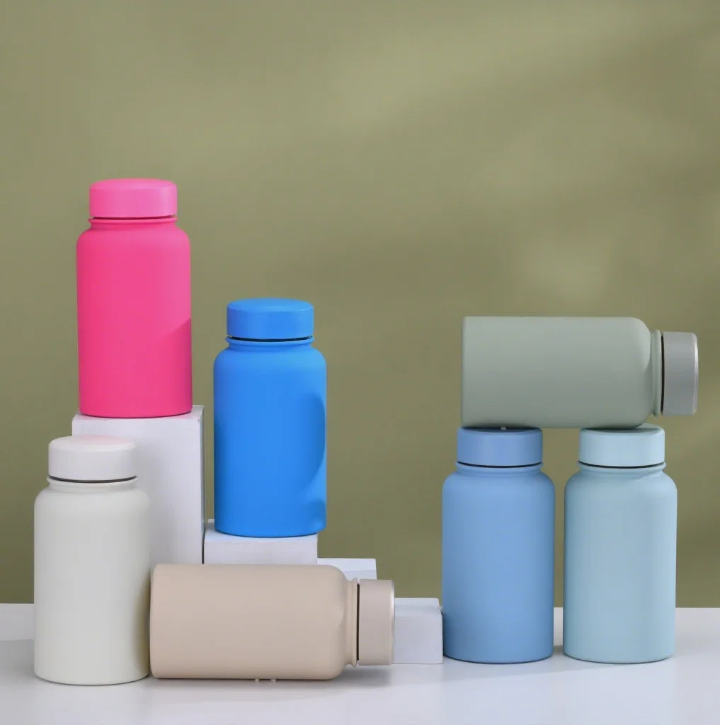 Customizable 650ml Stainless Steel Sports Water Bottle Handle Portable Outdoor Eco-Friendly Vacuum Insulated Tumbler Lid 6-12