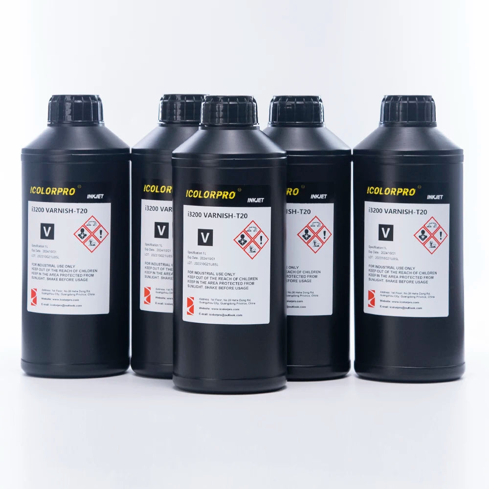 IColorPro 1L IColorPro I3200 UV Varnish for GH2220 G5i I3200 Printhead