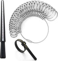 Strong Ostrich Adjustable Plastic Ring Sizer Gauge Soft Tape Measure for Finger Size Measurement Jewelry Tools Equipment