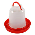 Plastic Handle Type Automatic Poultry Drinker with Round Base for Farm Use
