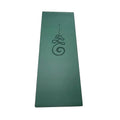 4mm Anti Slip Turquoise Matt PU Coconut Fiber Professional Manufacturer Mint Green Printed Frosted PU Yoga Mat Custom Logo