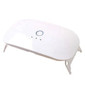 UV LED Nail Lamp for Nail PolishPortable 24W USB Nail Dryer with 6 BeadsFoldable Nail Curing Lamp