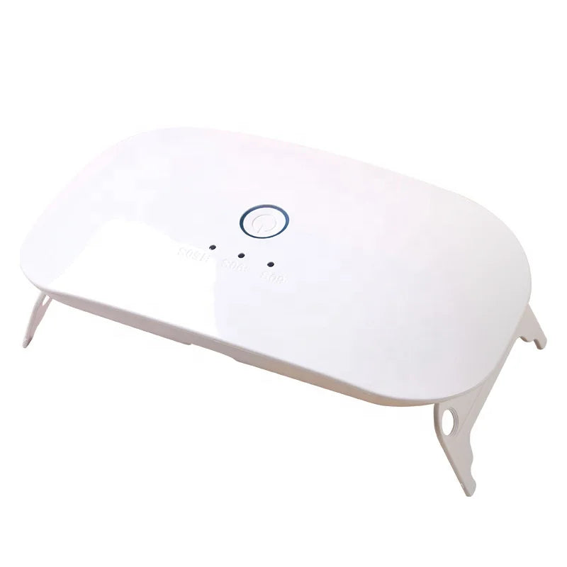 UV LED Nail Lamp for Nail PolishPortable 24W USB Nail Dryer with 6 BeadsFoldable Nail Curing Lamp