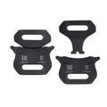 Small Durable 15mm Tactical Metal Buckle Alloy Strap for Backpacks and Belts