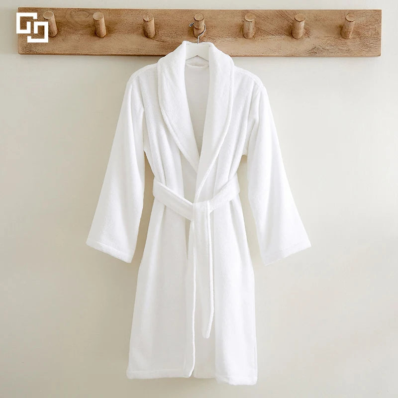 Wholesale Hotel Bath Robe Women Men Unisex Terry SPA Robes With Logo  Luxury