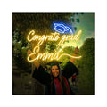 Winbo Dropshipping Neon Lettering logo Congrats Grad Neon Sign Graduation Custom Led Neon Signs for Wall Decor Personalized