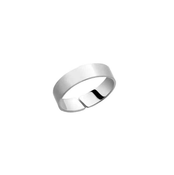 New North Personalized Classic 18K Gold Plated Stainless Steel Adjustable Couple Ring Gift Waterproof PVD Open