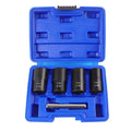 5 Pieces Swivel Impact Socket Set Mechanic Tools Automotive 17 19 21 22 Mm Drive Metric Pneumatic Heavy Socket Set