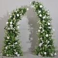 L-HOA023 Wholesale Artificial Horn Arch Flower Wedding Horn Arch with Flower Wedding Flower Arch Horn Shaped for Wedding Decor