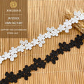 Lolita Water-Soluble Polyester Bar Code Lace Trim for Children's Clothing & Bag Embroidery Accessories