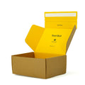 Custom Corrugated Envelope Cardboard Book Cover Self Sealing Zipper Mailing Box Book Mailer Boxes