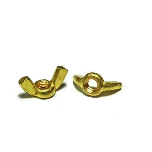 Factory Cast Iron Carbon Steel Stainless Steel Brass Butterfly Wing Nut Din 315 Round Head Wing Nut for Manual Operation