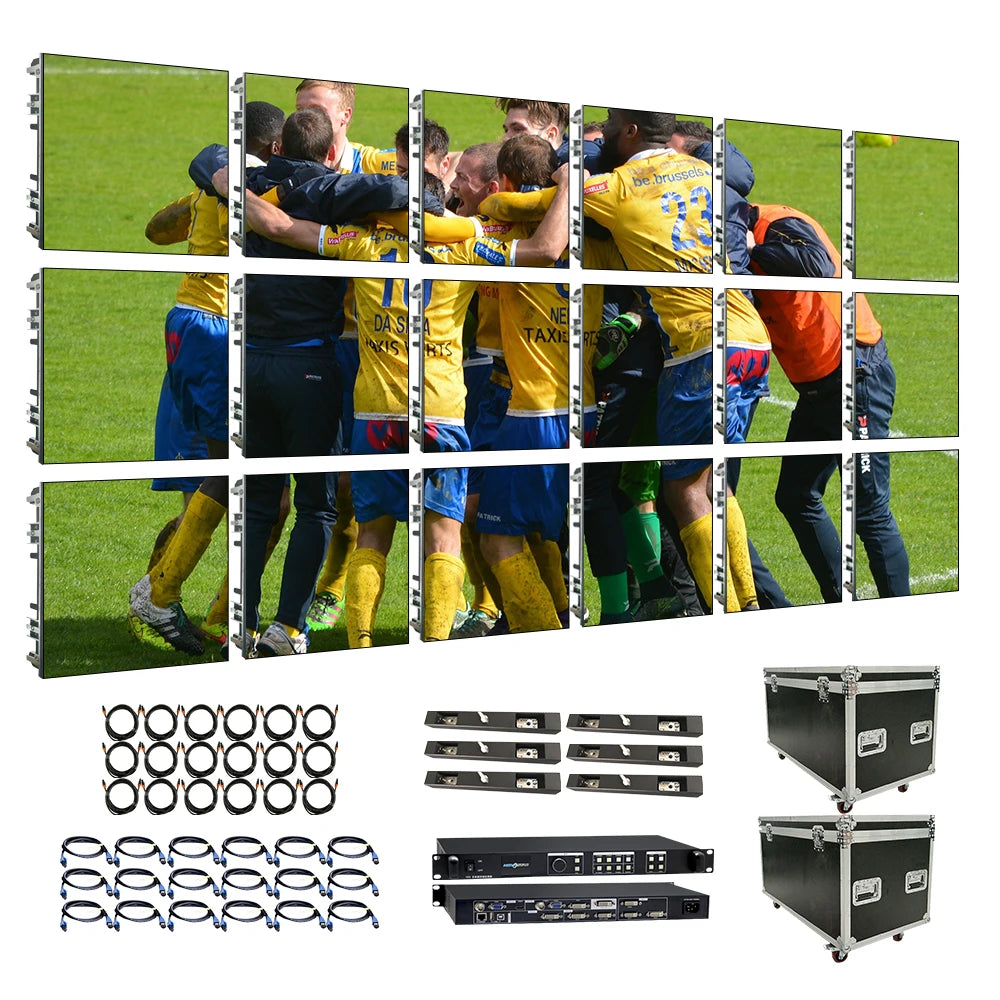 P2.6-P5 Turnkey LED Video Wall Display Rental Screen Panel IP65 Rated for Retail Store & Elevator Use MegaBDM