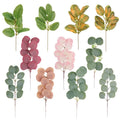 Factory Sale 15 Designs Artificial Eucalyptus Stem Wedding Wall Decoration Artificial Leaves MegaBDM