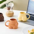 Wholesale Ceramic Booty Mug Nordic Butt Coffee & Tea Mug Funny Woman Bum Aesthetic Decor Party Food Contact Safe