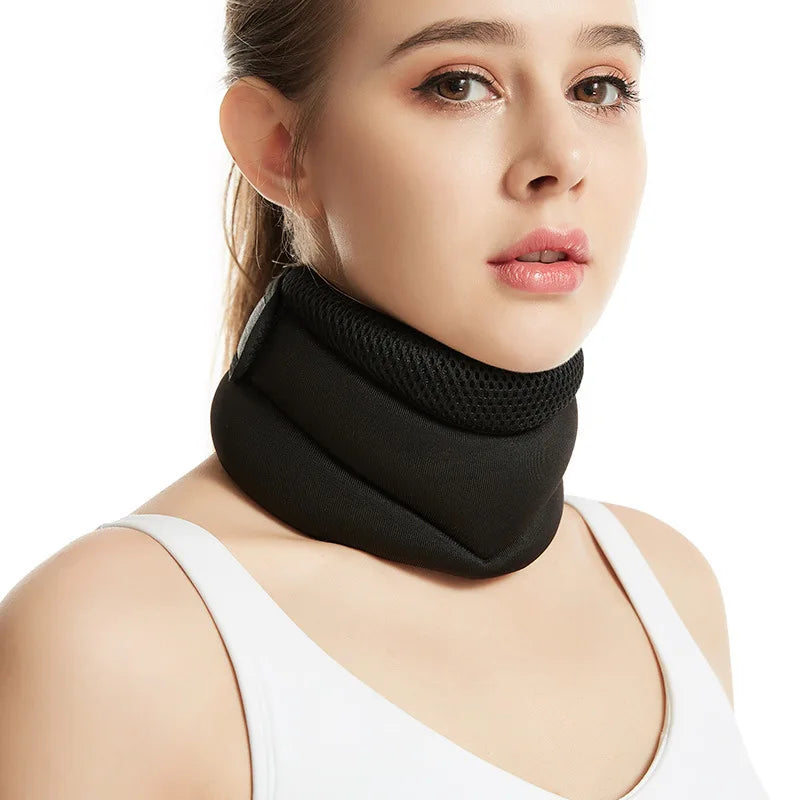 Wholesale Breathable Sponge Neck Support for Pressure Relief Soft Foam Cervical Collar Comfort Travel Neck Pillow