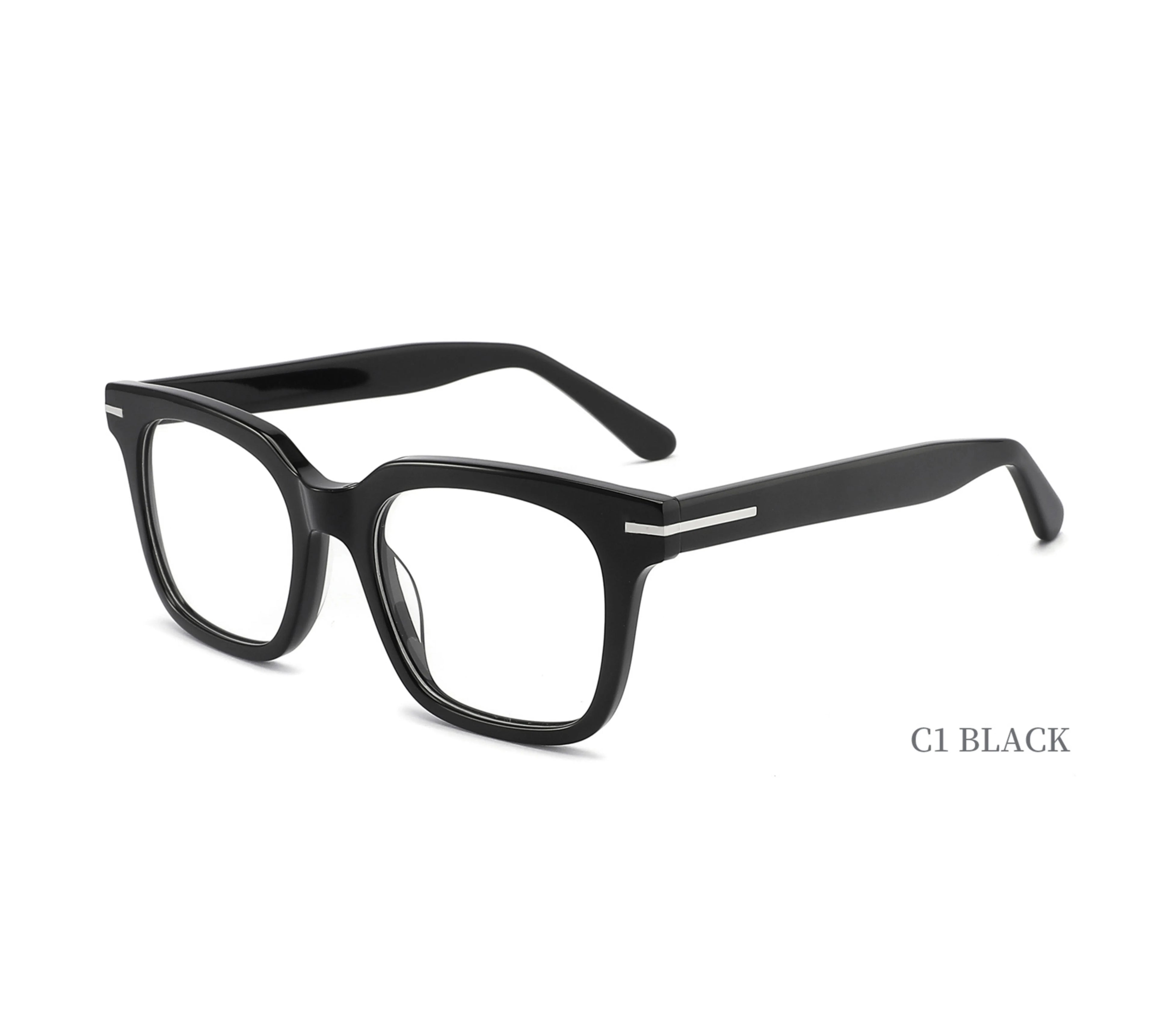 Wholesale Man Optical Eyeglasses Fashion Acetate Eyewear Women Prescription Frames Glasses Eyeglasses